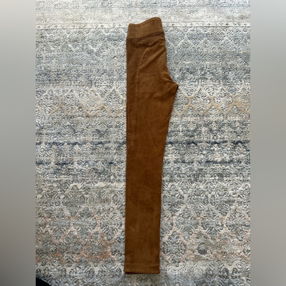 OFF TRACK leather suede leggings size M run small!!! - Picture 5 of 12